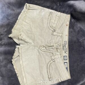 Buckle shorts size 26 tan color